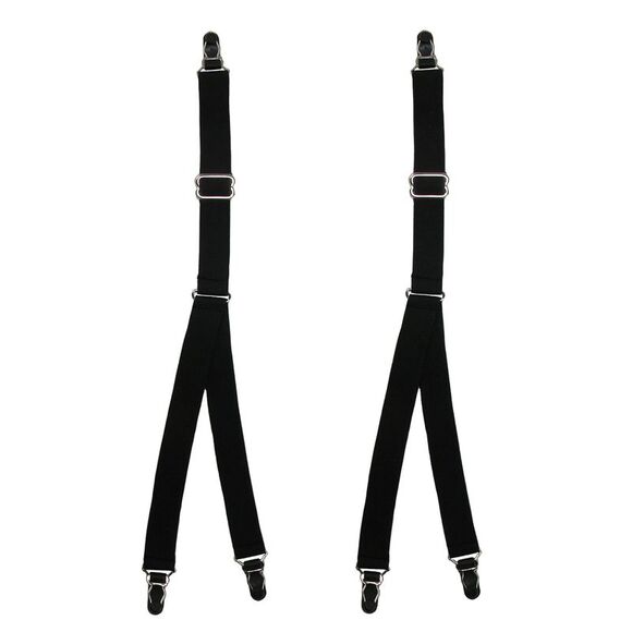 CTM Other - CTM Men's Elastic 1 Inch Casual Y Split Sock Garter Shirt Stays